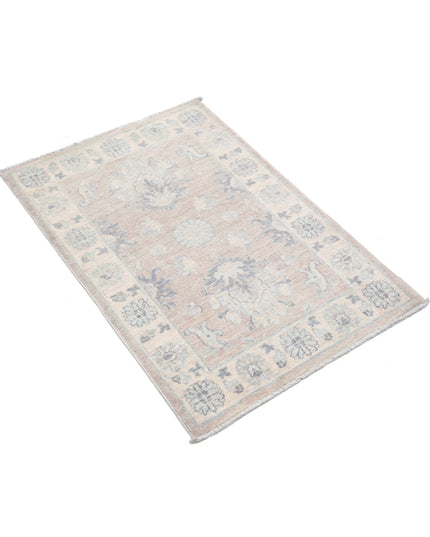 Serenity 2' 2" X 3' 2" Hand Knotted Wool Rug 2' 2" X 3' 2" (66 X 97) / Brown / Wool