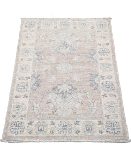 Serenity 2' 2" X 3' 2" Hand Knotted Wool Rug 2' 2" X 3' 2" (66 X 97) / Brown / Wool