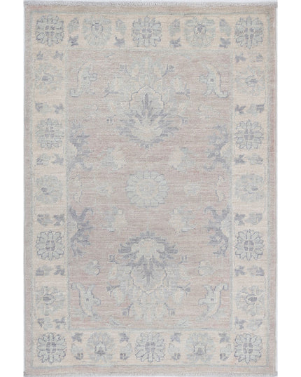 Serenity 2' 2" X 3' 2" Hand Knotted Wool Rug 2' 2" X 3' 2" (66 X 97) / Brown / Wool