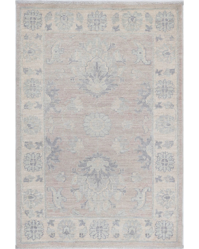 Serenity 2' 2" X 3' 2" Hand Knotted Wool Rug 2' 2" X 3' 2" (66 X 97) / Brown / Wool