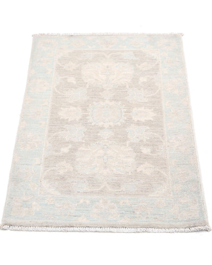 Serenity 2' 0" X 3' 1" Hand Knotted Wool Rug 2' 0" X 3' 1" (61 X 94) / Brown / Wool