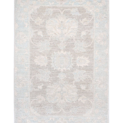 Serenity 2' 0" X 3' 1" Hand Knotted Wool Rug 2' 0" X 3' 1" (61 X 94) / Brown / Wool