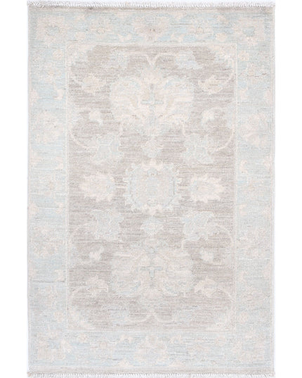 Serenity 2' 0" X 3' 1" Hand Knotted Wool Rug 2' 0" X 3' 1" (61 X 94) / Brown / Wool