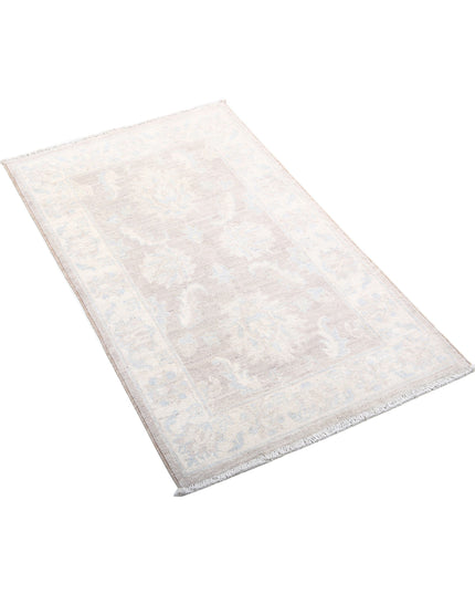 Serenity 2' 0" X 3' 4" Hand Knotted Wool Rug 2' 0" X 3' 4" (61 X 101) / Brown / Wool