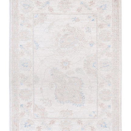 Serenity 2' 1" X 2' 11" Hand Knotted Wool Rug 2' 1" X 2' 11" (63 X 89) / Ivory / Wool