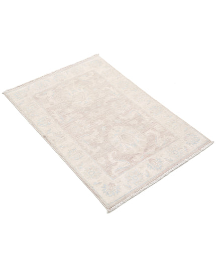 Serenity 2' 1" X 3' 0" Hand Knotted Wool Rug 2' 1" X 3' 0" (63 X 91) / Brown / Wool