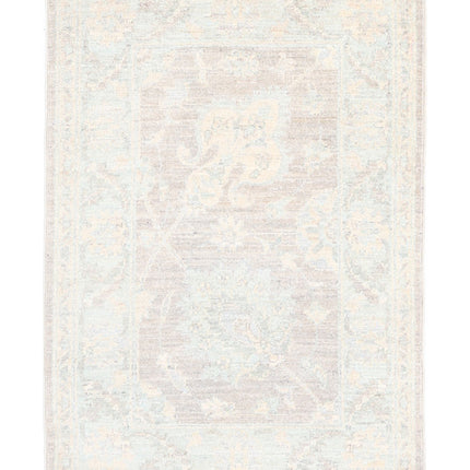 Serenity 2' 0" X 2' 11" Hand Knotted Wool Rug 2' 0" X 2' 11" (61 X 89) / Brown / Wool