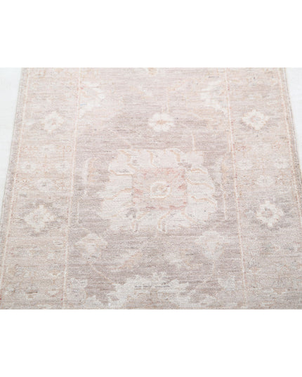 Serenity 1' 11" X 2' 11" Hand Knotted Wool Rug 1' 11" X 2' 11" (59 X 89) / Brown / Wool