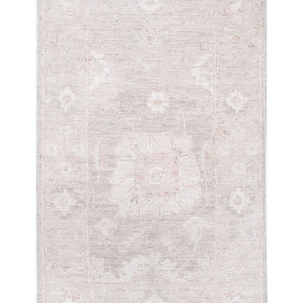 Serenity 1' 11" X 2' 11" Hand Knotted Wool Rug 1' 11" X 2' 11" (59 X 89) / Brown / Wool