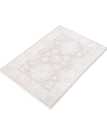 Serenity 2' 1" X 3' 0" Hand Knotted Wool Rug 2' 1" X 3' 0" (63 X 91) / Brown / Wool