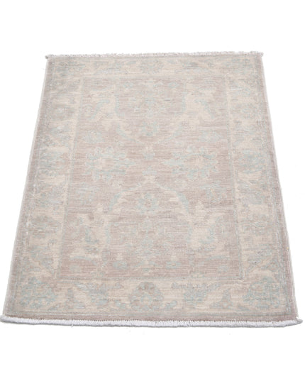 Serenity 2' 1" X 2' 10" Hand Knotted Wool Rug 2' 1" X 2' 10" (63 X 86) / Brown / Wool