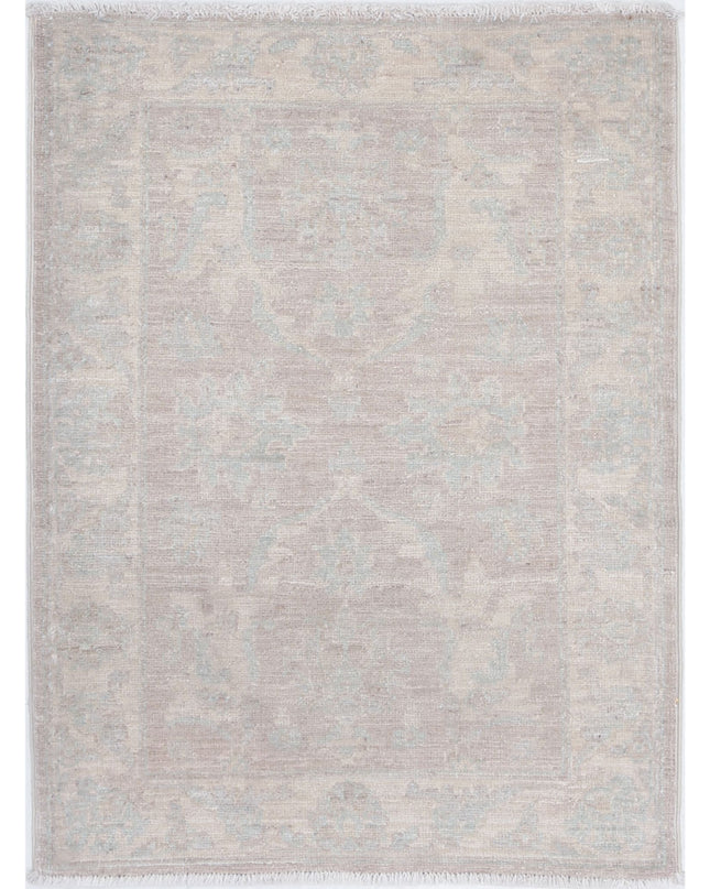 Serenity 2' 1" X 2' 10" Hand Knotted Wool Rug 2' 1" X 2' 10" (63 X 86) / Brown / Wool