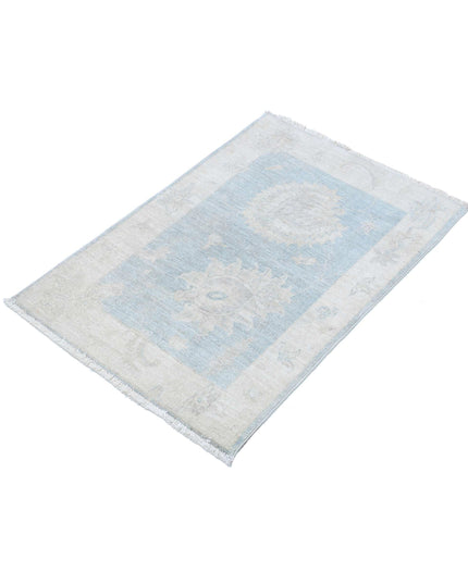 Serenity 2' 1" X 3' 1" Hand Knotted Wool Rug 2' 1" X 3' 1" (63 X 94) / Grey / Wool