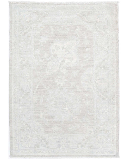Serenity 2' 0" X 2' 10" Hand Knotted Wool Rug 2' 0" X 2' 10" (61 X 86) / Brown / Wool