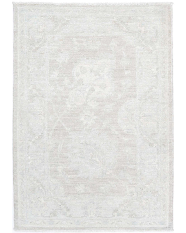 Serenity 2' 0" X 2' 10" Hand Knotted Wool Rug 2' 0" X 2' 10" (61 X 86) / Brown / Wool