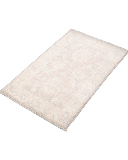 Serenity 2' 0" X 3' 3" Hand Knotted Wool Rug 2' 0" X 3' 3" (61 X 99) / Brown / Wool