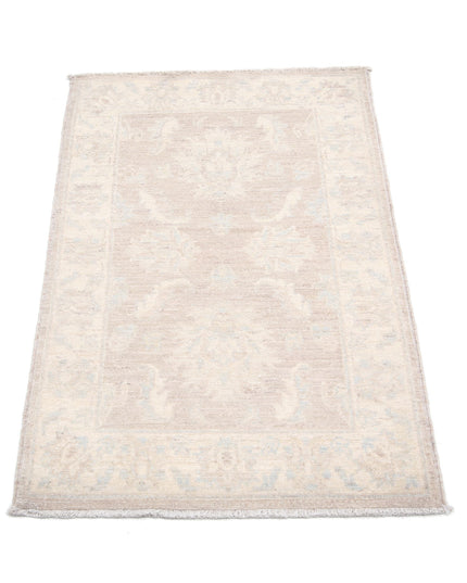Serenity 2' 0" X 3' 3" Hand Knotted Wool Rug 2' 0" X 3' 3" (61 X 99) / Brown / Wool
