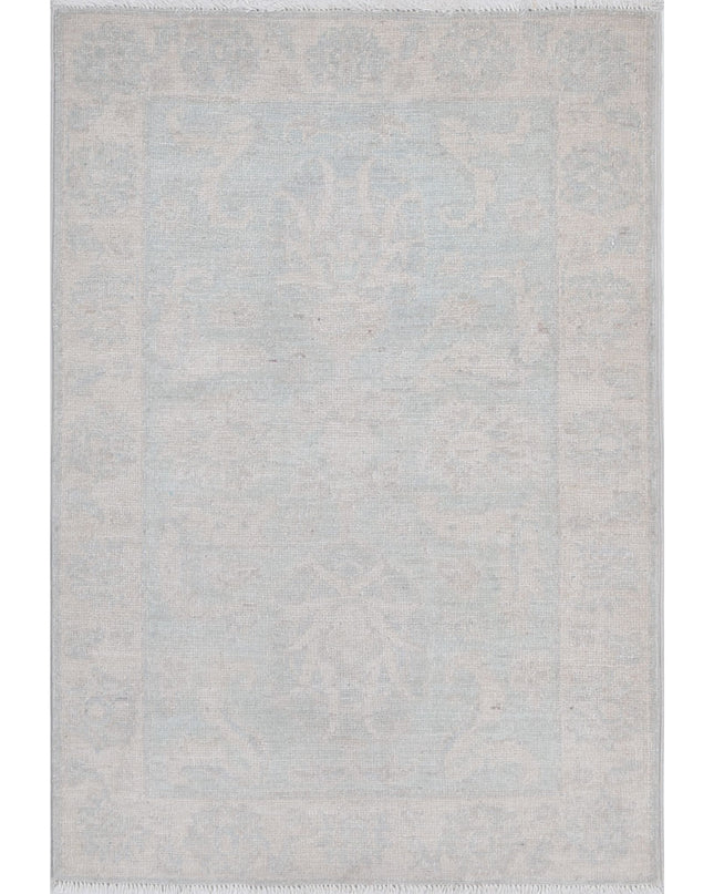 Serenity 2' 0" X 3' 0" Hand Knotted Wool Rug 2' 0" X 3' 0" (61 X 91) / Grey / Wool