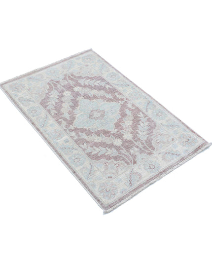 Serenity 2' 1" X 3' 2" Hand Knotted Wool Rug 2' 1" X 3' 2" (63 X 97) / Brown / Wool