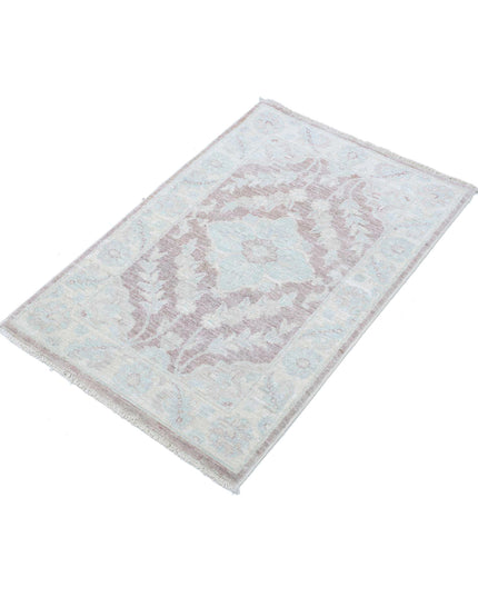 Serenity 2' 1" X 3' 2" Hand Knotted Wool Rug 2' 1" X 3' 2" (63 X 97) / Brown / Wool