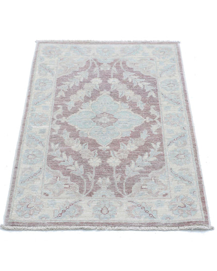 Serenity 2' 1" X 3' 2" Hand Knotted Wool Rug 2' 1" X 3' 2" (63 X 97) / Brown / Wool