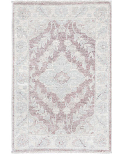 Serenity 2' 1" X 3' 2" Hand Knotted Wool Rug 2' 1" X 3' 2" (63 X 97) / Brown / Wool