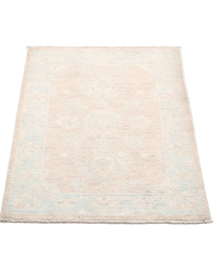 Serenity 2' 3" X 3' 1" Hand Knotted Wool Rug 2' 3" X 3' 1" (69 X 94) / Brown / Wool
