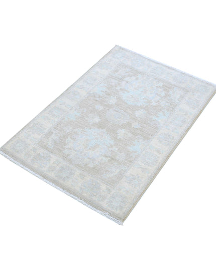 Serenity 2' 2" X 3' 2" Hand Knotted Wool Rug 2' 2" X 3' 2" (66 X 97) / Brown / Wool