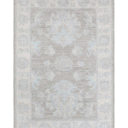 Serenity 2' 2" X 3' 2" Hand Knotted Wool Rug 2' 2" X 3' 2" (66 X 97) / Brown / Wool