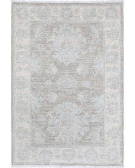 Serenity 2' 2" X 3' 2" Hand Knotted Wool Rug 2' 2" X 3' 2" (66 X 97) / Brown / Wool