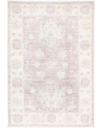 Serenity 2' 1" X 3' 0" Hand Knotted Wool Rug 2' 1" X 3' 0" (63 X 91) / Brown / Wool