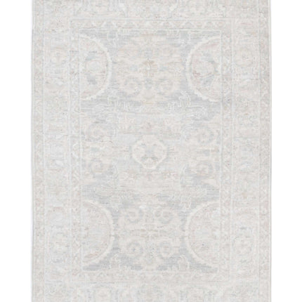 Serenity 2' 0" X 3' 1" Hand Knotted Wool Rug 2' 0" X 3' 1" (61 X 94) / Grey / Wool