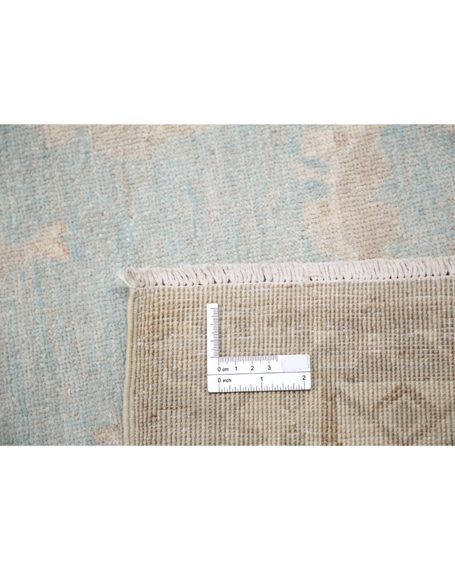 Serenity 5' 6" X 7' 6" Hand Knotted Wool Rug 5' 6" X 7' 6" (168 X 229) / Blue / Wool