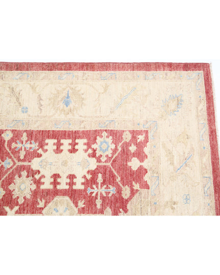 Serenity 5' 7" X 8' 0" Hand Knotted Wool Rug 5' 7" X 8' 0" (170 X 244) / Red / Wool