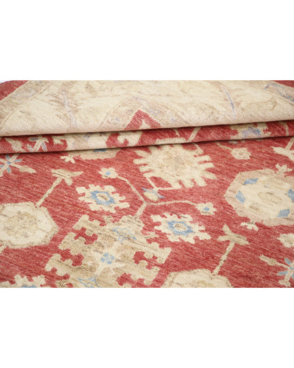 Serenity 5' 7" X 8' 0" Hand Knotted Wool Rug 5' 7" X 8' 0" (170 X 244) / Red / Wool