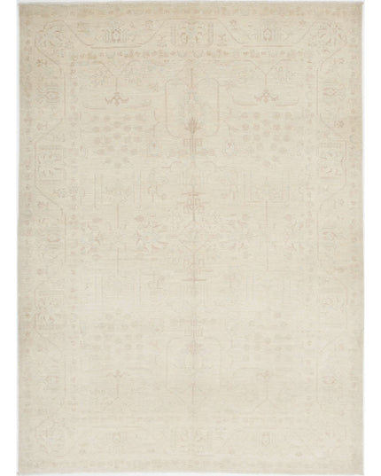 Serenity 6' 0" X 8' 2" Hand Knotted Wool Rug 6' 0" X 8' 2" (183 X 249) / Ivory / Wool