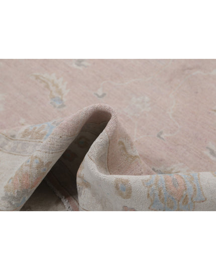 Serenity 5' 11" X 8' 11" Hand Knotted Wool Rug 5' 11" X 8' 11" (180 X 272) / Peach / Wool
