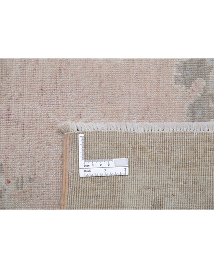 Serenity 5' 11" X 8' 11" Hand Knotted Wool Rug 5' 11" X 8' 11" (180 X 272) / Peach / Wool