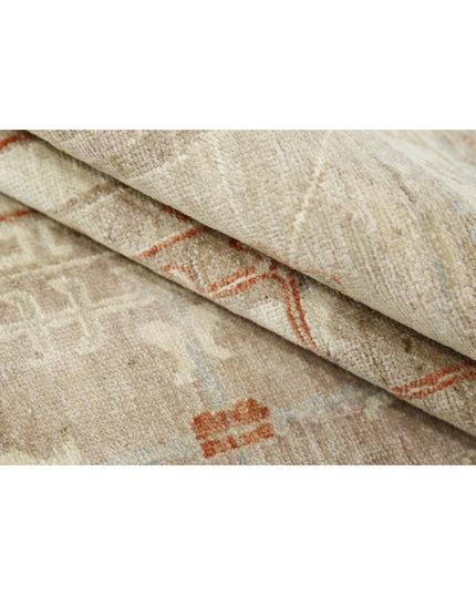 Serenity 9' 7" X 13' 6" Hand Knotted Wool Rug 9' 7" X 13' 6" (292 X 411) / Brown / Wool