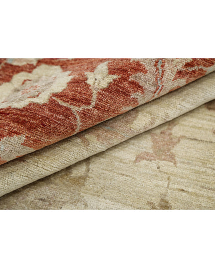 Serenity 9' 11" X 11' 6" Hand Knotted Wool Rug 9' 11" X 11' 6" (302 X 351) / Ivory / Wool