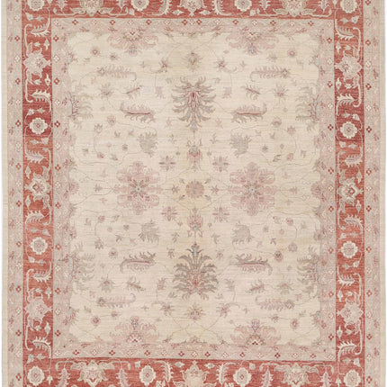 Serenity 9' 11" X 11' 6" Hand Knotted Wool Rug 9' 11" X 11' 6" (302 X 351) / Ivory / Wool