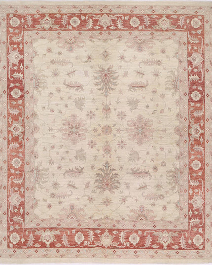 Serenity 9' 11" X 11' 6" Hand Knotted Wool Rug 9' 11" X 11' 6" (302 X 351) / Ivory / Wool