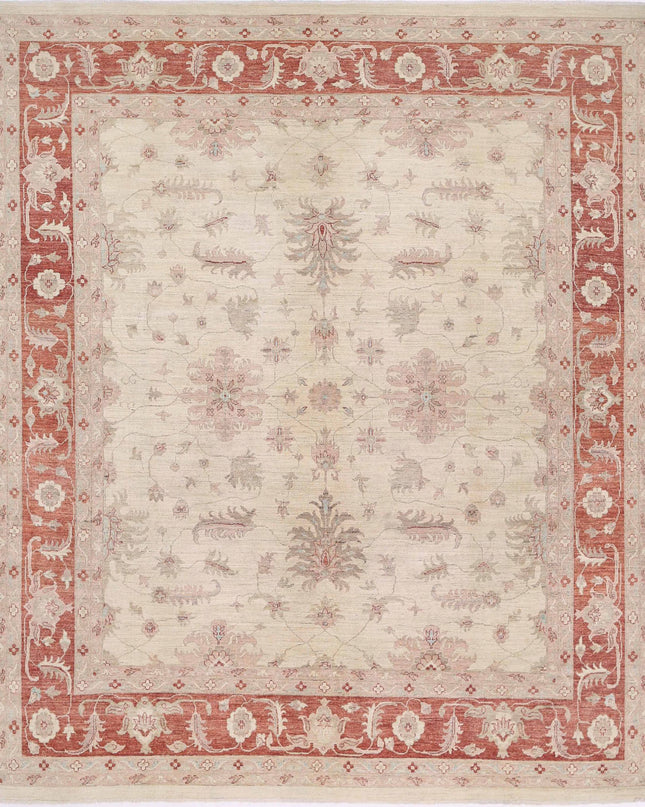 Serenity 9' 11" X 11' 6" Hand Knotted Wool Rug 9' 11" X 11' 6" (302 X 351) / Ivory / Wool