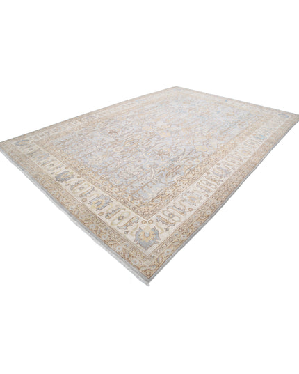 Serenity 9' 10" X 13' 10" Hand Knotted Wool Rug 9' 10" X 13' 10" (300 X 422) / Blue / Wool