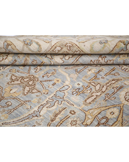 Serenity 9' 10" X 13' 10" Hand Knotted Wool Rug 9' 10" X 13' 10" (300 X 422) / Blue / Wool