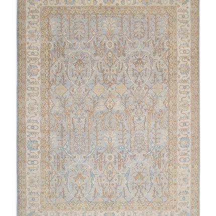 Serenity 9' 10" X 13' 10" Hand Knotted Wool Rug 9' 10" X 13' 10" (300 X 422) / Blue / Wool