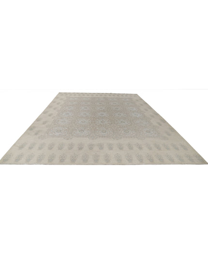 Serenity 9' 11" X 13' 7" Hand Knotted Wool Rug 9' 11" X 13' 7" (302 X 414) / Ivory / Wool