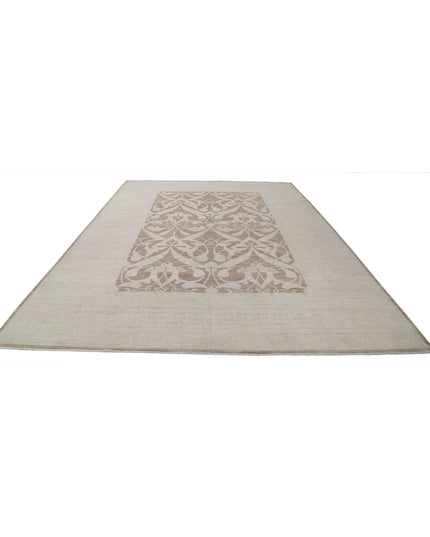 Serenity 9' 10" X 13' 7" Hand Knotted Wool Rug 9' 10" X 13' 7" (300 X 414) / Brown / Wool