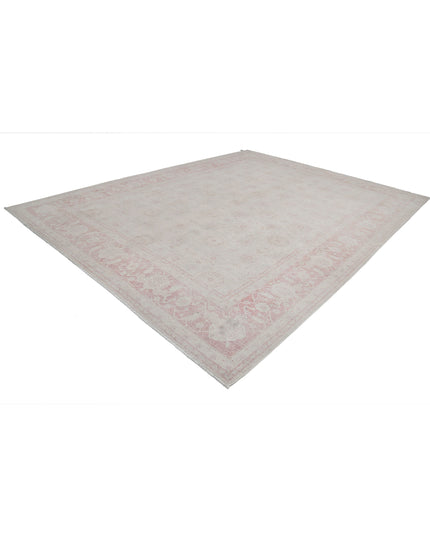 Serenity 9' 11" X 13' 1" Hand Knotted Wool Rug 9' 11" X 13' 1" (302 X 399) / Ivory / Wool