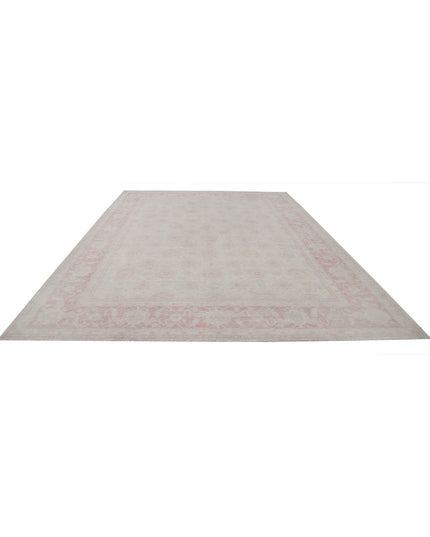 Serenity 9' 11" X 13' 1" Hand Knotted Wool Rug 9' 11" X 13' 1" (302 X 399) / Ivory / Wool